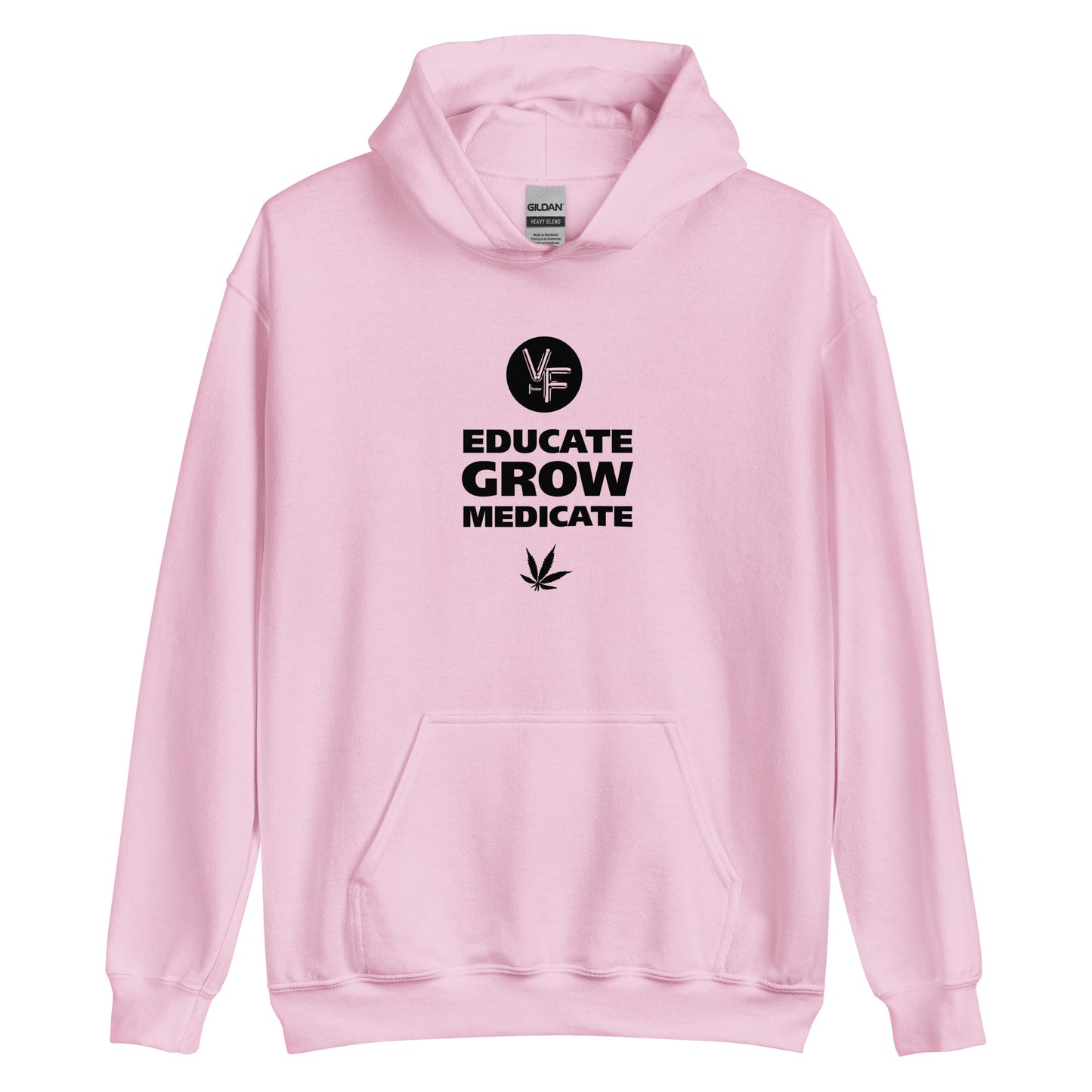 TVF Unisex Hoodie | Educate - Grow - Medicate