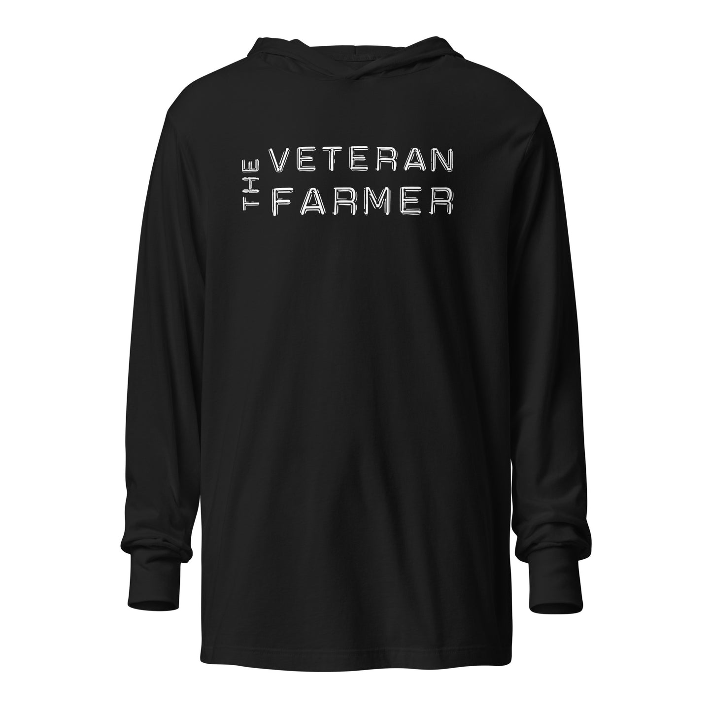 Hooded long-sleeve tee