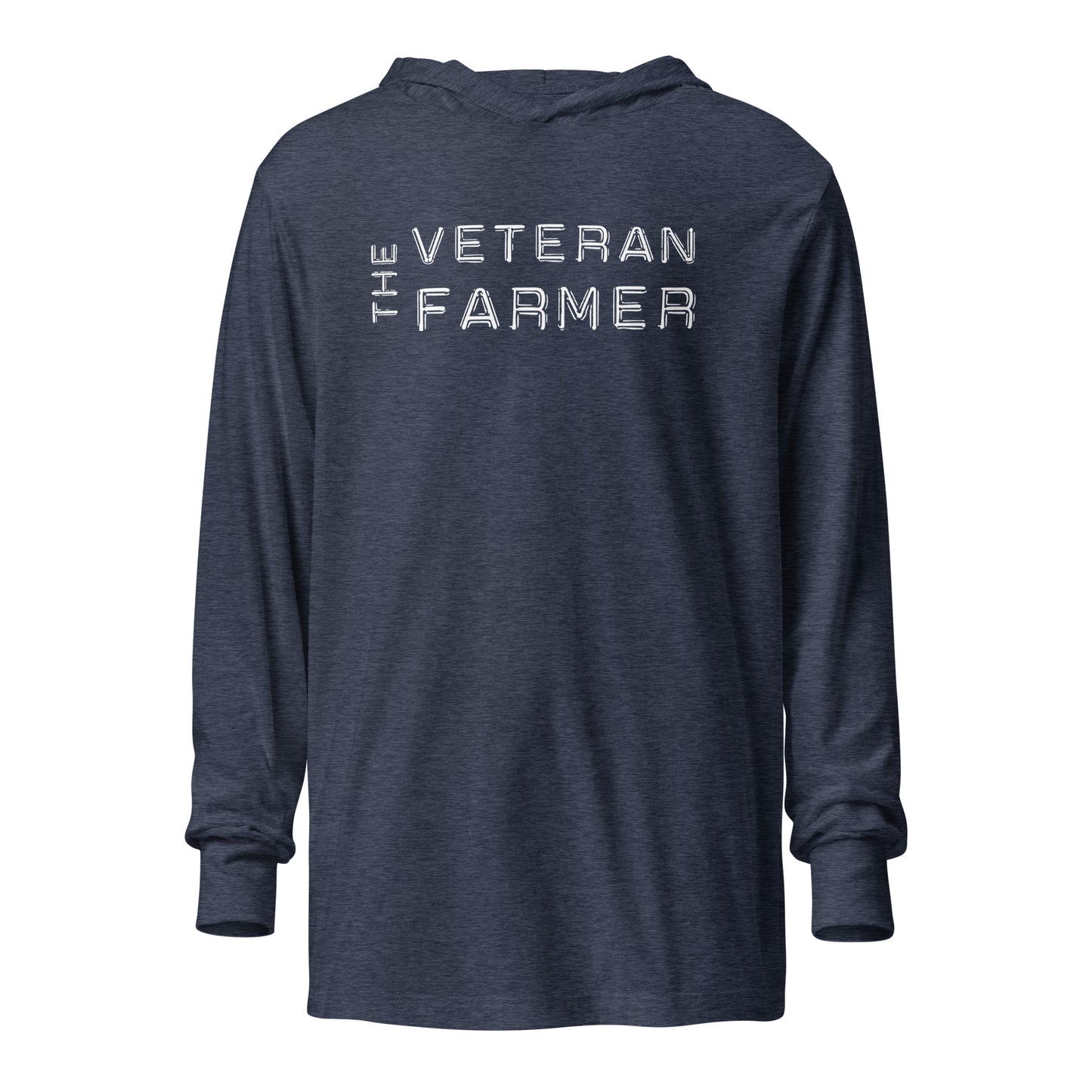 Hooded long-sleeve tee